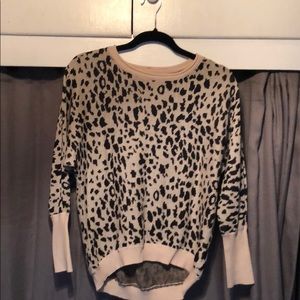 Cheetah print sweater